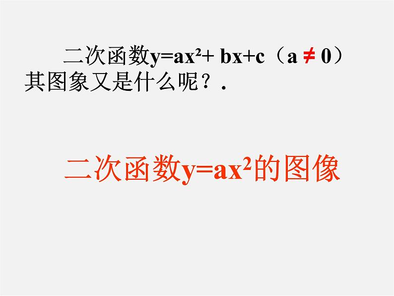 浙教初中数学九上《1.2 二次函数的图象》PPT课件 (4)03