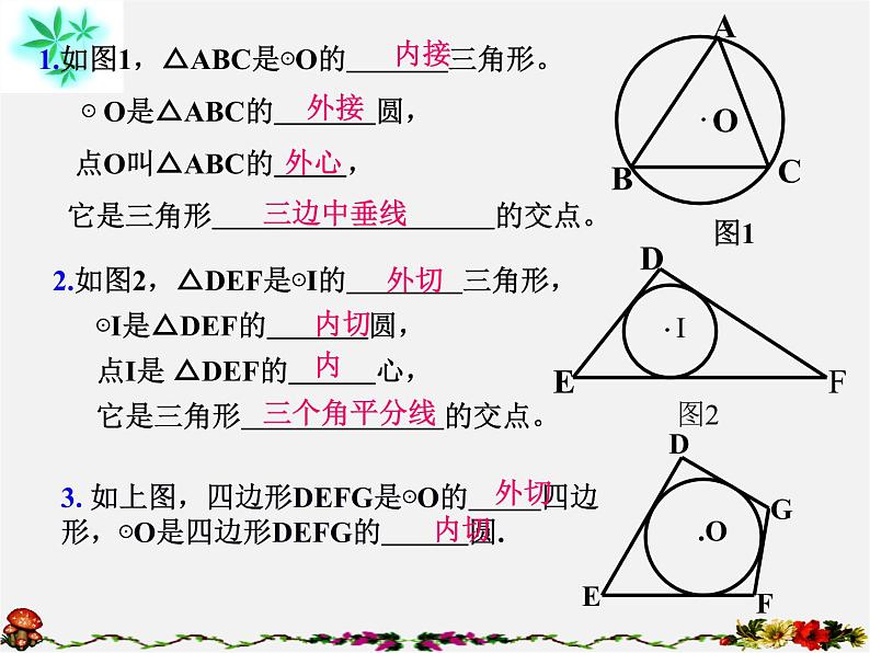 浙教初中数学九下《2.3 三角形的内切圆》PPT课件 (10)第5页