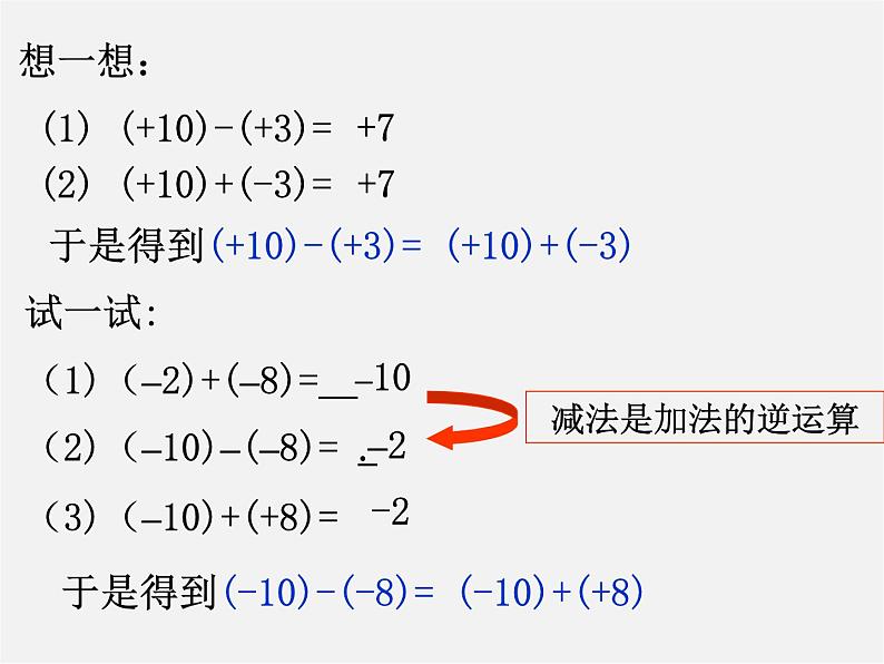 苏科初中数学七上《2.5 有理数的加法与减法》PPT课件 (24)第3页