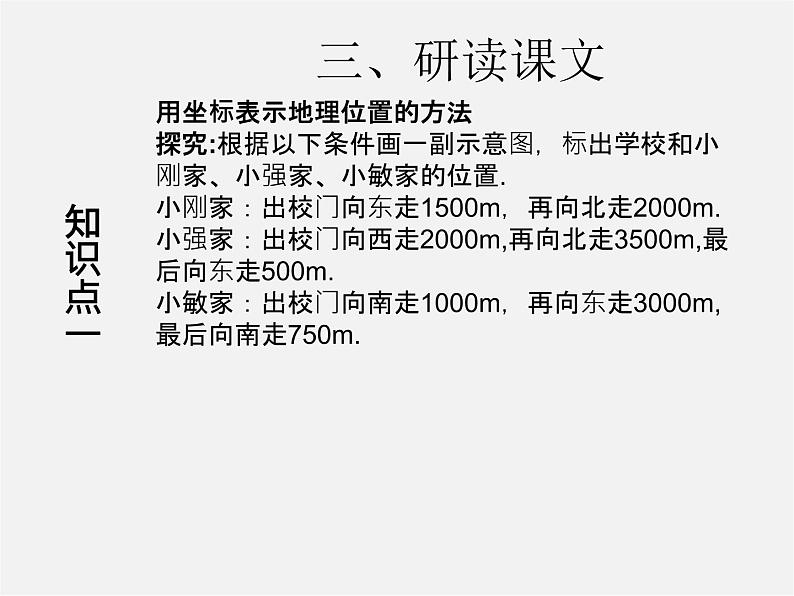 第3套人教初中数学七下  7.2.1 用坐标表示地理位置课件第5页