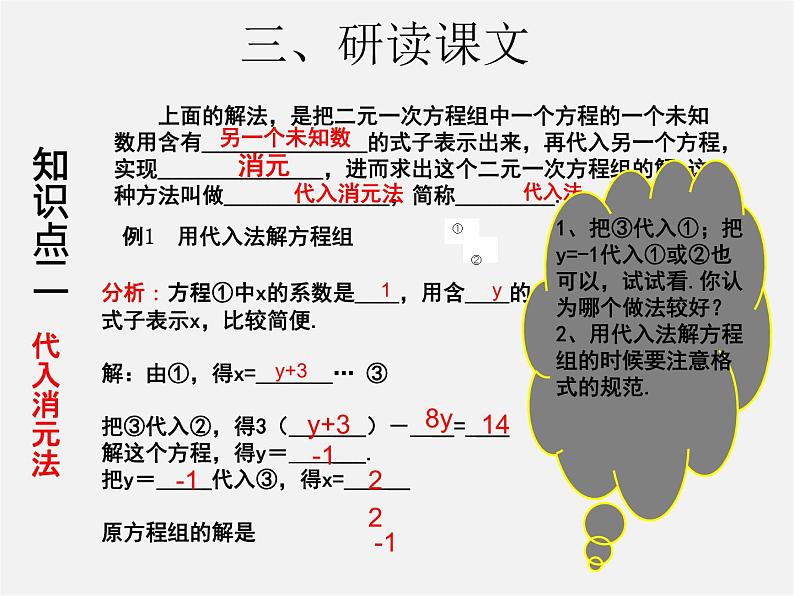 第3套人教初中数学七下  8.2 消元—解二元一次方程组课件1第7页