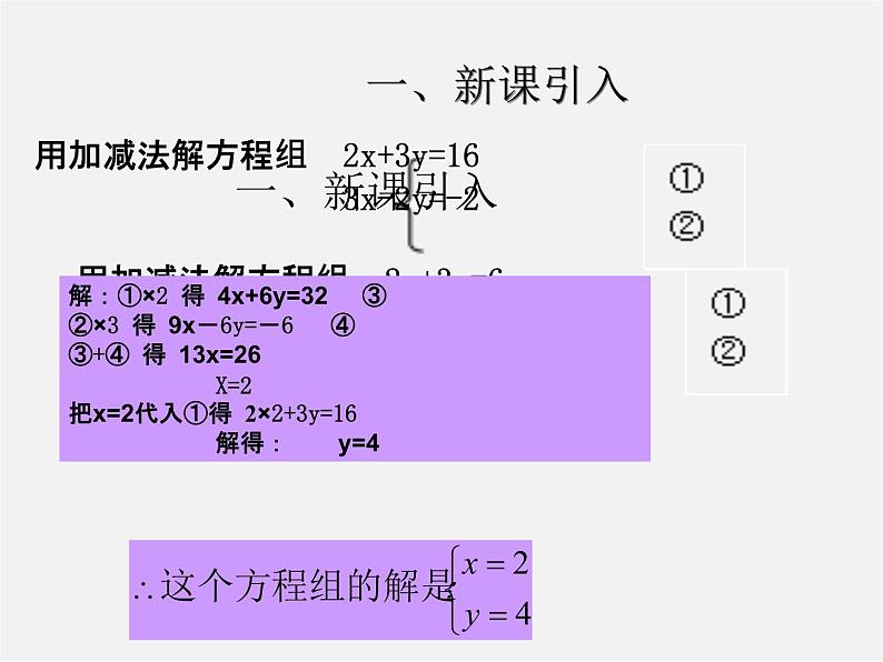 第3套人教初中数学七下  8.2 消元—解二元一次方程组课件4第2页