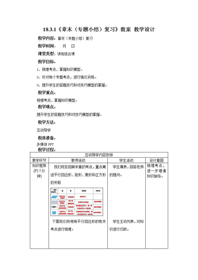 18.3.1《章末复习：专题讲解》课件+教案+同步练习01