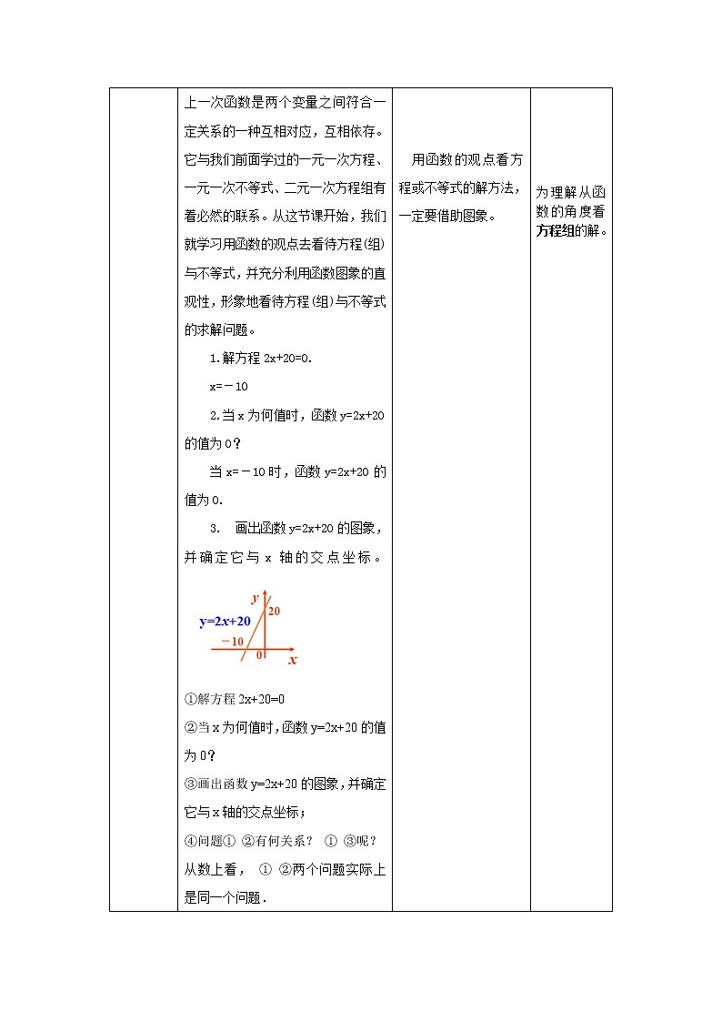 19.2.5《一次函数与方程、不等式》课件+教案+同步练习02