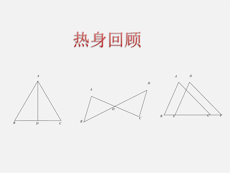 苏科初中数学八上《1.0第一章 全等三角形》PPT课件 (2)02