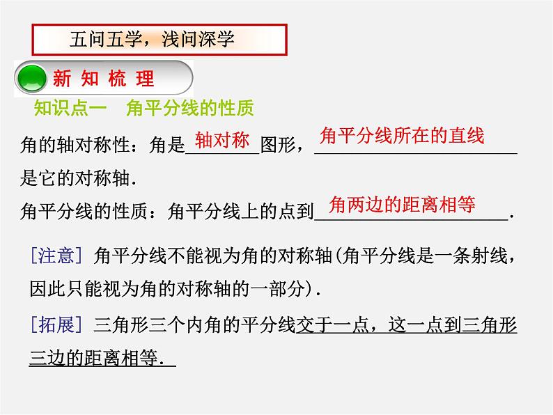 苏科初中数学八上《2.4 线段、角的轴对称性》PPT课件 (17)第6页