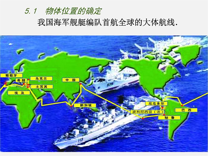 苏科初中数学八上《5.1 物体位置的确定》PPT课件 (1)08