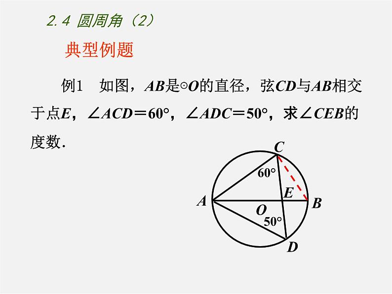 苏科初中数学九上《2.4 圆周角》PPT课件 (3)第5页