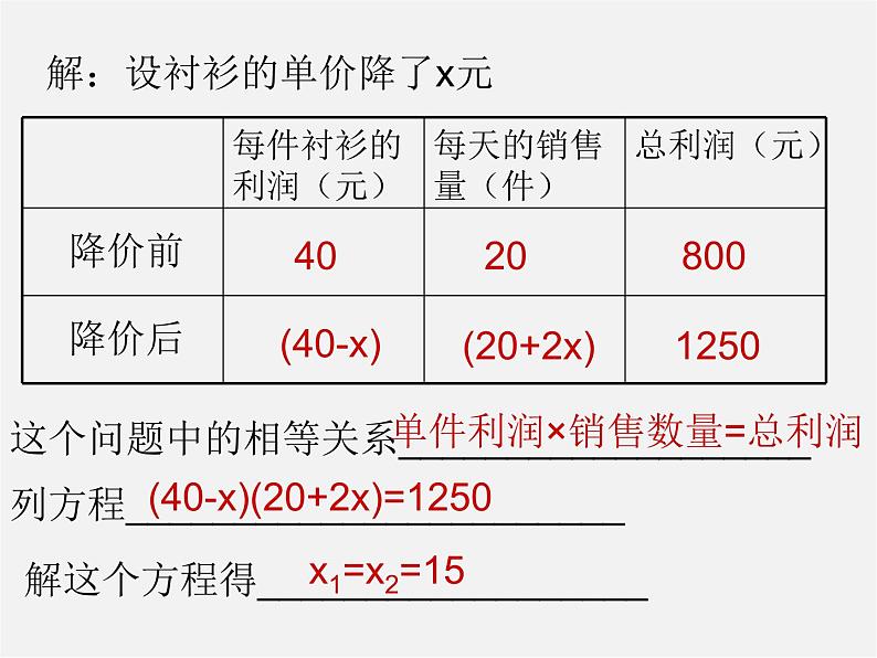 苏科初中数学九上《1.4 用一元二次方程解决问题》PPT课件 (7)03