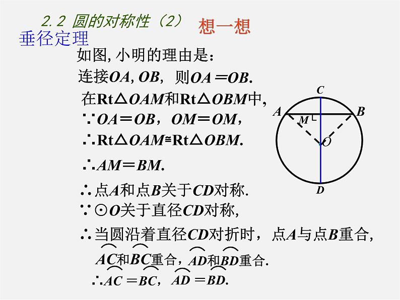 苏科初中数学九上《2.2 圆的对称性》PPT课件 (5)第8页