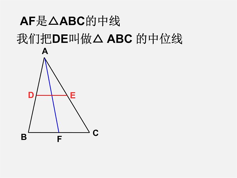 苏科初中数学八下《9．5 三角形的中位线》PPT课件 (4)第3页