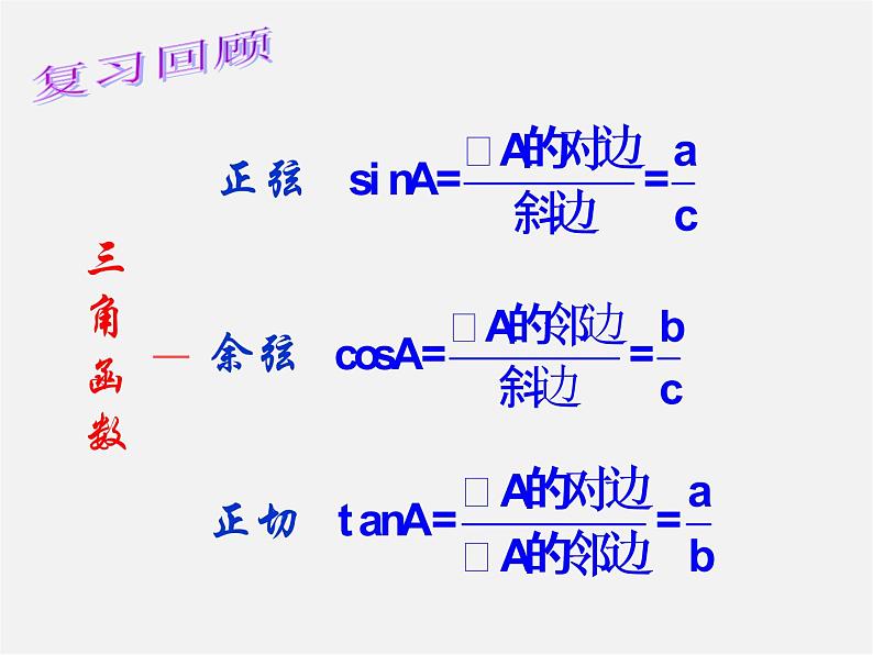 苏科初中数学九下《7.2 正弦、余弦》PPT课件 (3)第2页