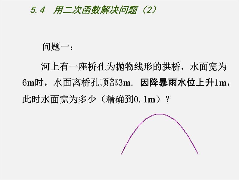 苏科初中数学九下《5.5 用二次函数解决问题》PPT课件2第2页