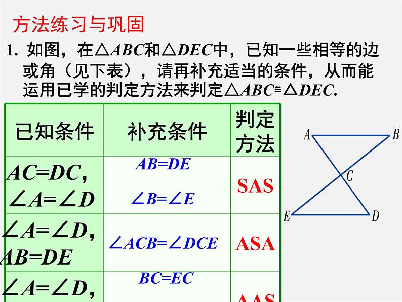 湘教初中数学八上《2.5全等三角形》PPT课件 (1)第7页