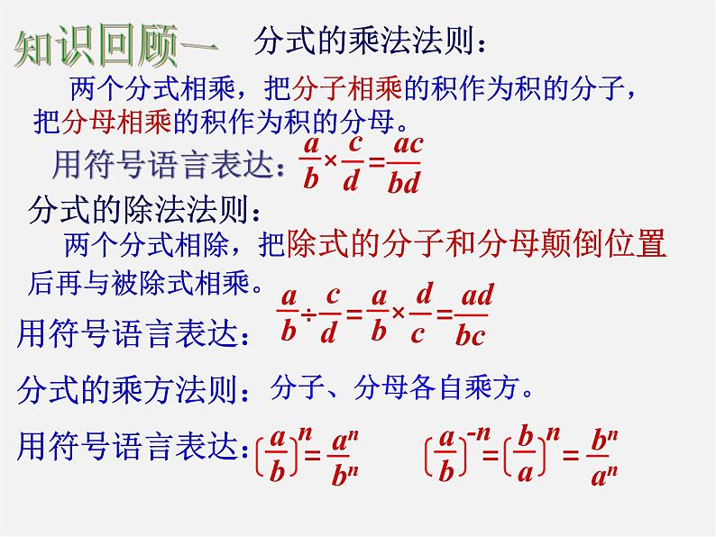 湘教初中数学八上《1.0第1章分式》PPT课件 (4)第2页