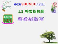 湘教版八年级上册1.3.3整数指数幂的运算法则图片ppt课件