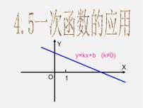 2021学年4.5 一次函数的应用示范课ppt课件