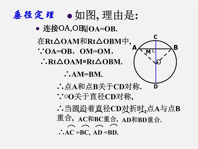 湘教初中数学九下《2.3 垂径定理 》PPT课件08