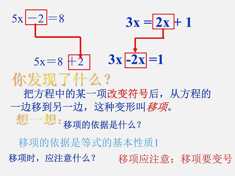 沪科初中数学七上《3.1 一元一次方程及其解法》PPT课件第4页