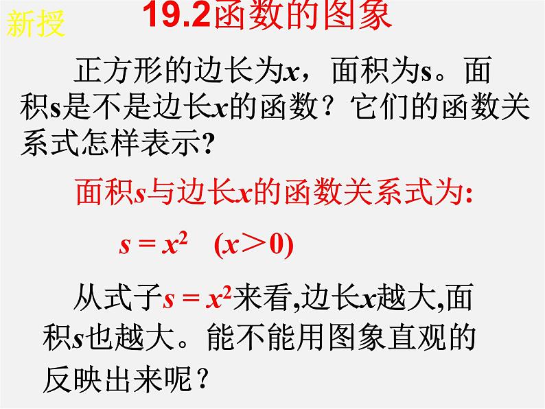 第4套人教初中数学八下  19.1.2 函数的图像课件06