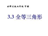 2021-2022学年度北师大版七年级数学下册课件 4.3 全等三角形 1