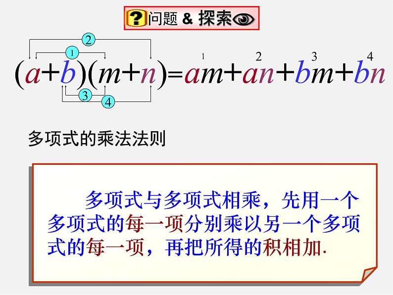 沪科初中数学七下《8.2 整式乘法《多项式与多项式相乘》课件1第6页