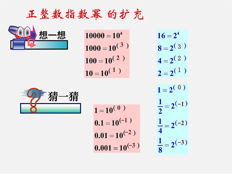 沪科初中数学七下《8.1幂的运算《同底数幂的除法》课件308