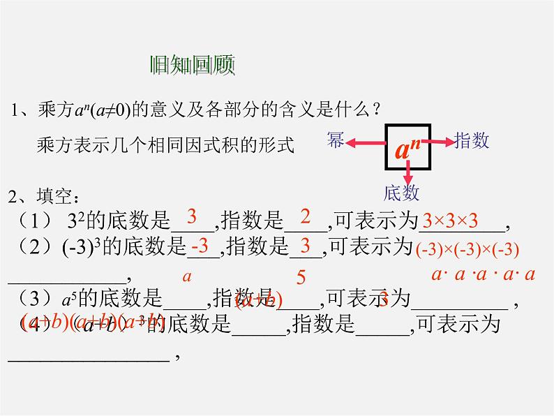 沪科初中数学七下《8.1幂的运算《同底数幂的乘法》课件102