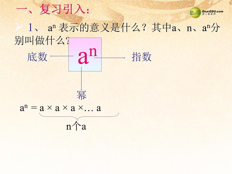 沪科初中数学七下《8.1 幂的运算-同底数幂的乘法精品课件第2页