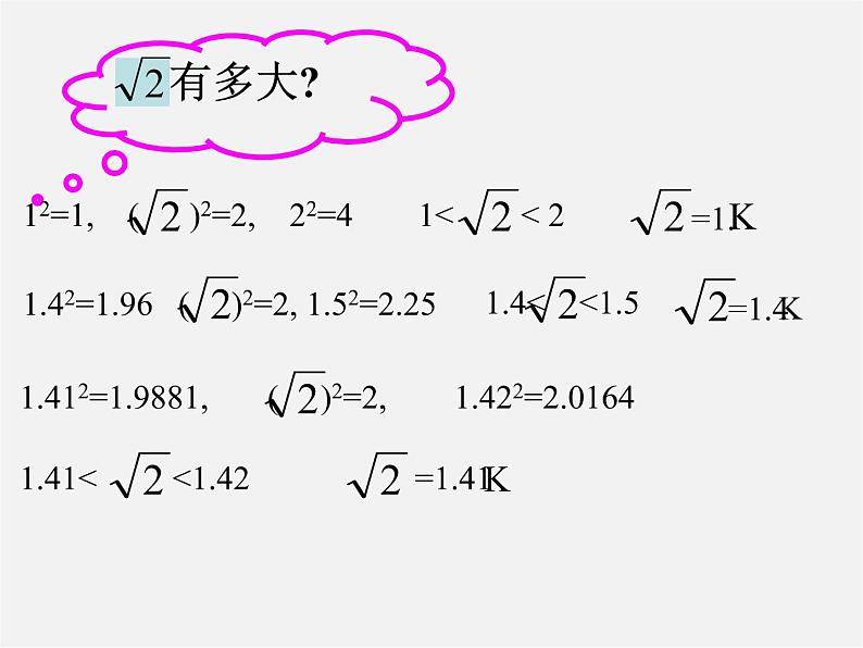 沪科初中数学七下《6.2实数》PPT课件 (1)第4页