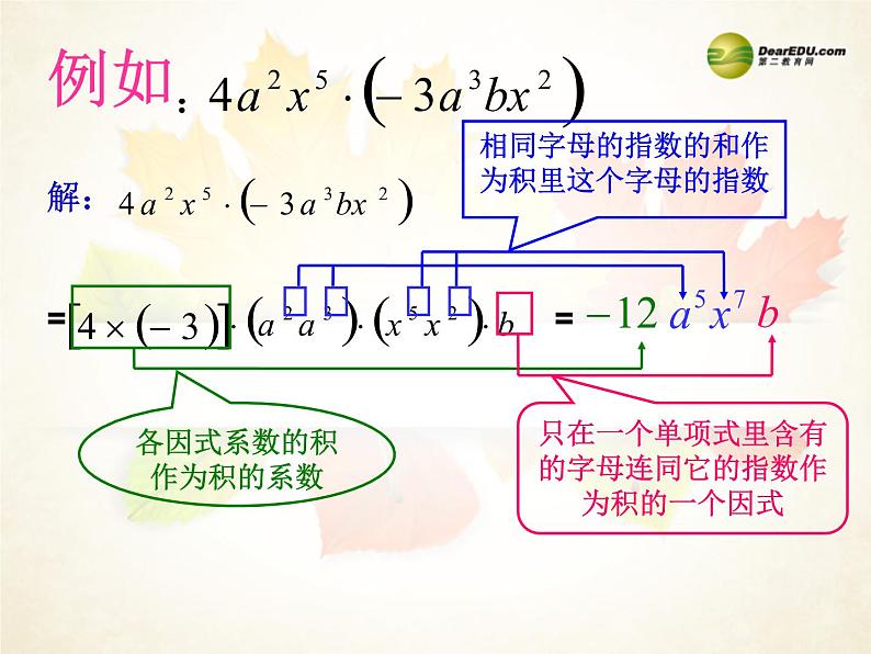 沪科初中数学七下《8.2整式乘法》PPT课件 (1)第5页