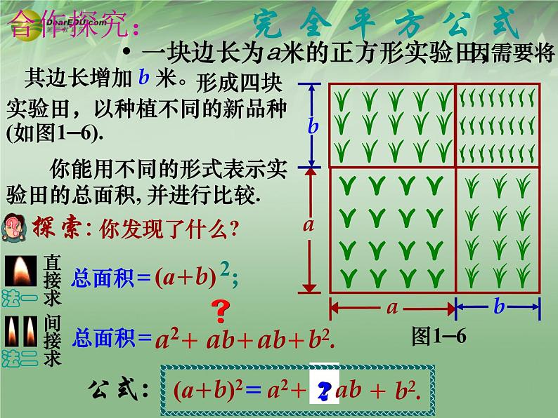 沪科初中数学七下《8.3完全平方公式与平方差公式》PPT课件 (5)第2页