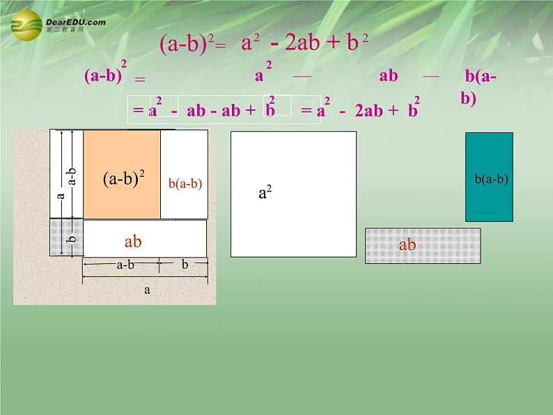 沪科初中数学七下《8.3完全平方公式与平方差公式》PPT课件 (5)第6页