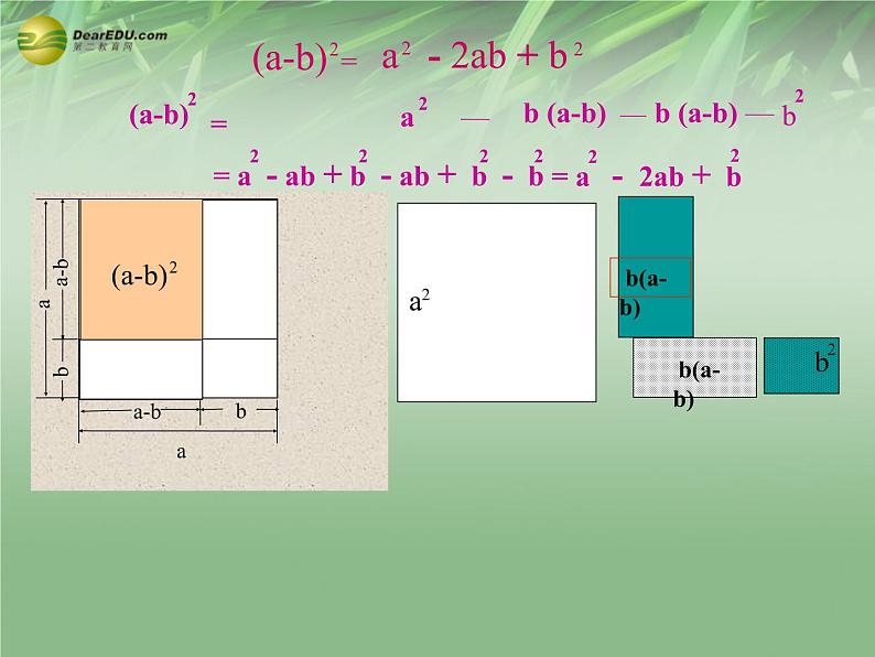 沪科初中数学七下《8.3完全平方公式与平方差公式》PPT课件 (5)第7页