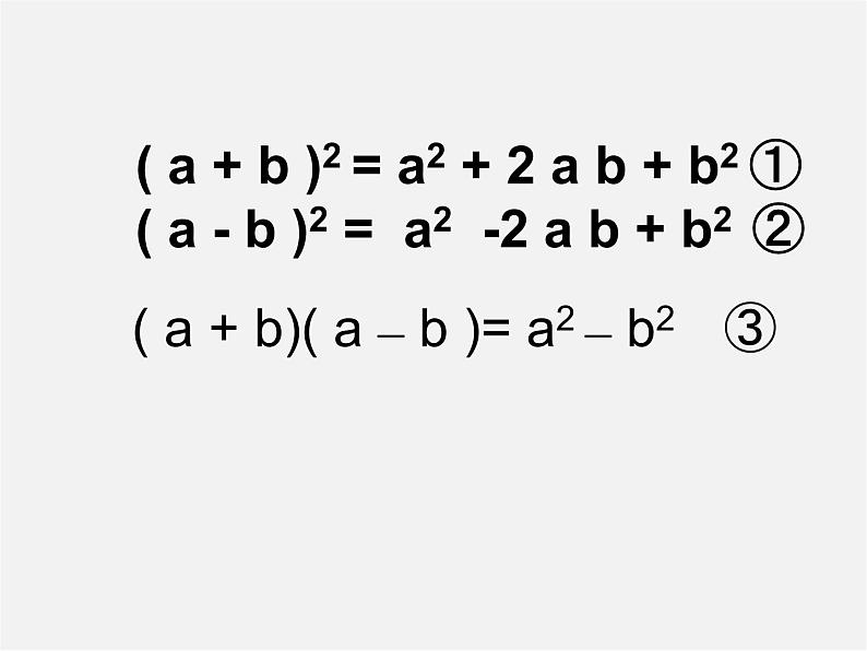 沪科初中数学七下《8.3完全平方公式与平方差公式》PPT课件 (11)第2页