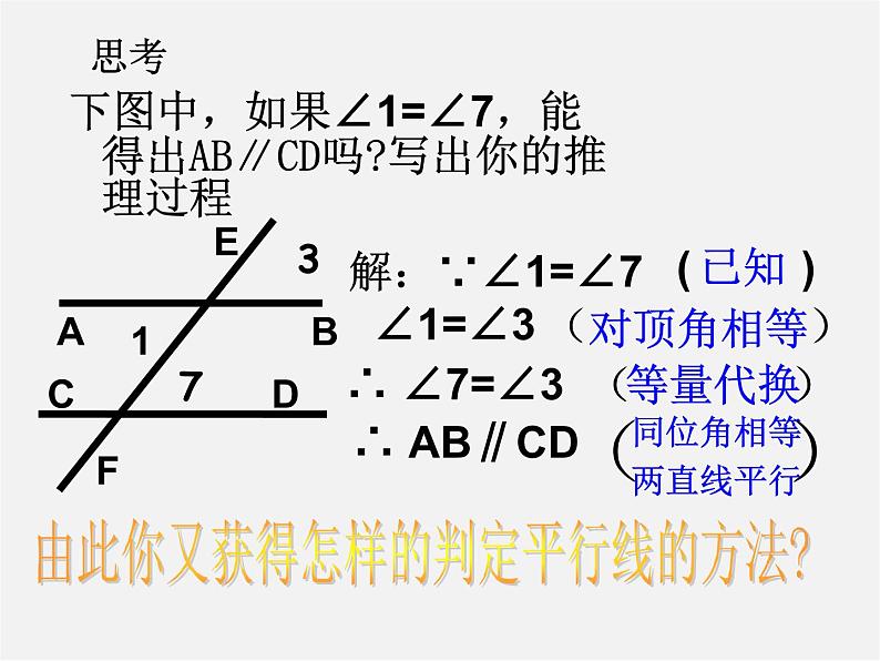 沪科初中数学七下《10.2平行线的判定》PPT课件 (4)07