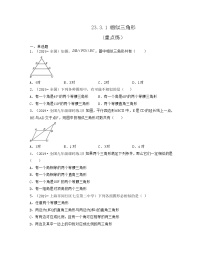 华师大版1. 相似三角形习题