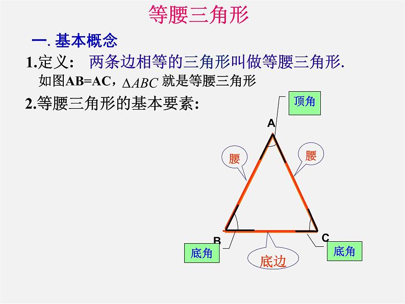 沪科初中数学八上《15.3 等腰三角形》PPT课件 (4)05