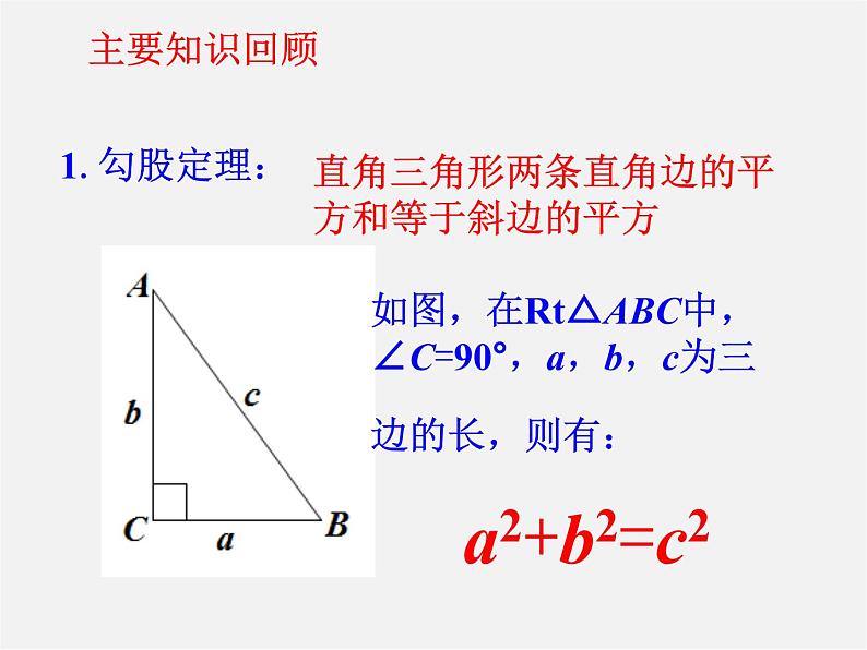 沪科初中数学八下《18.0第18章勾股定理》PPT课件第3页