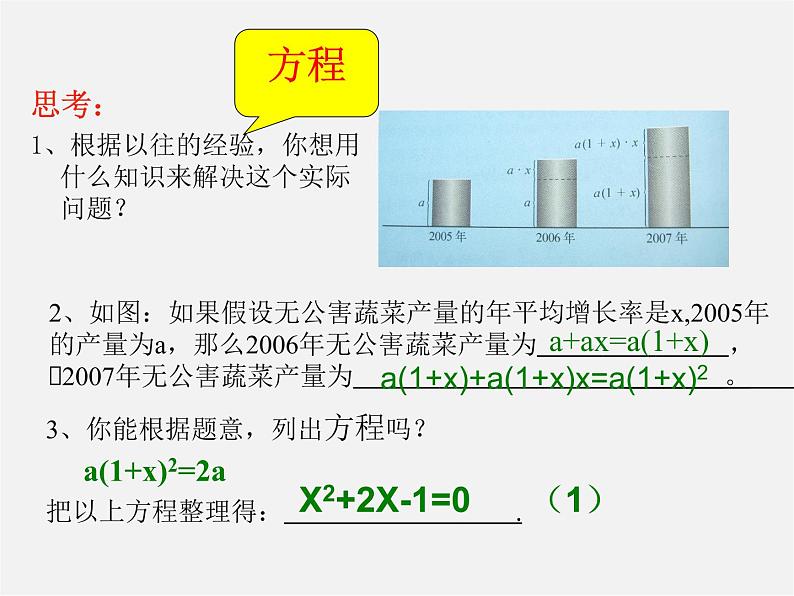 沪科初中数学八下《17.1一元二次方程》PPT课件 (1)第4页