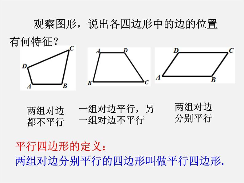 沪科初中数学八下《19.2平行四边形》PPT课件 (7)第3页