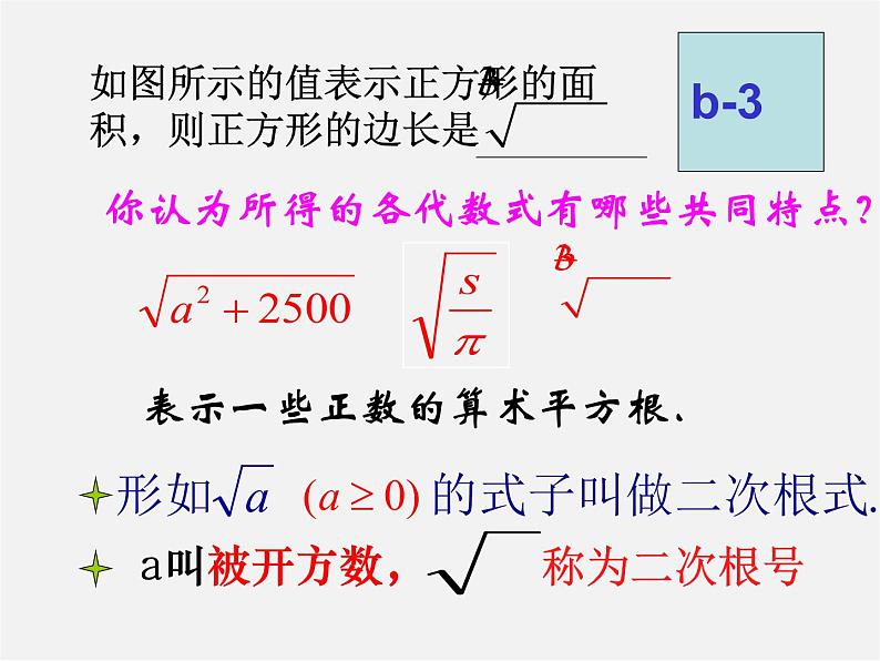 沪科初中数学八下《16.1二次根式》PPT课件 (1)06