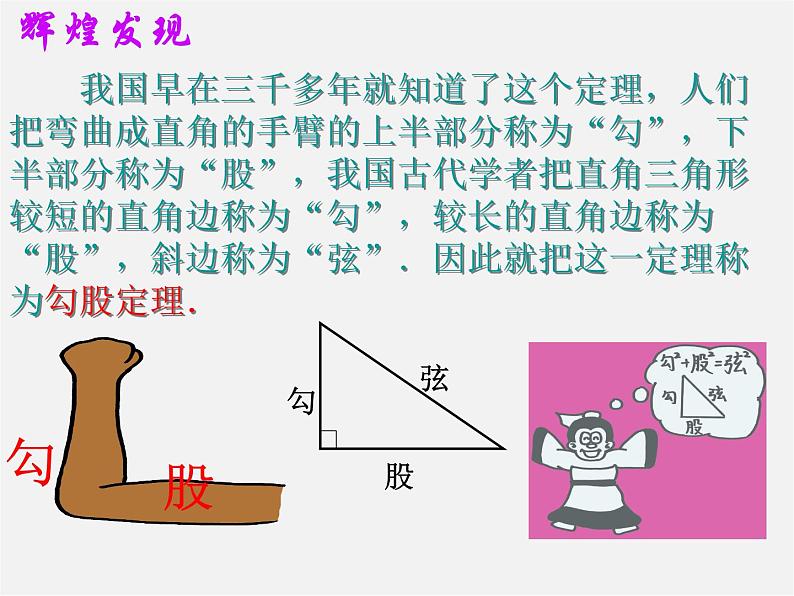 沪科初中数学八下《18.1勾股定理》PPT课件 (4)第2页