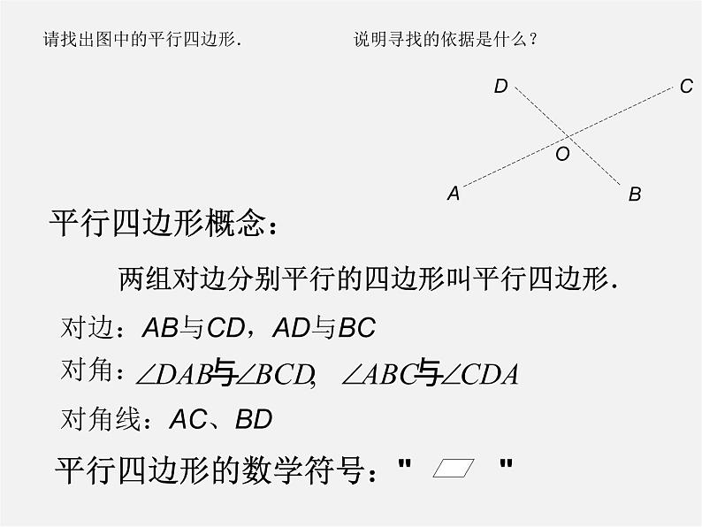 沪科初中数学八下《19.2平行四边形》PPT课件 (2)02