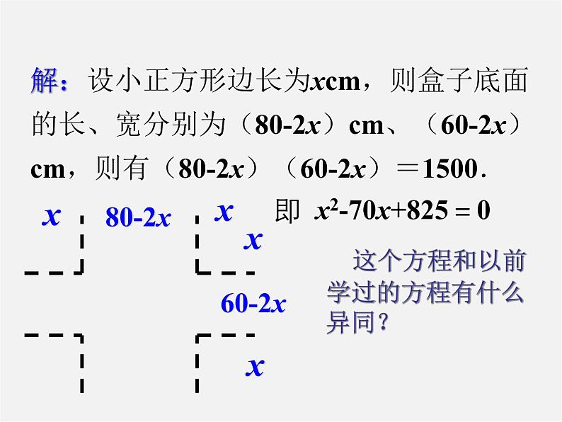 沪科初中数学八下《17.1一元二次方程》PPT课件 (3)第4页