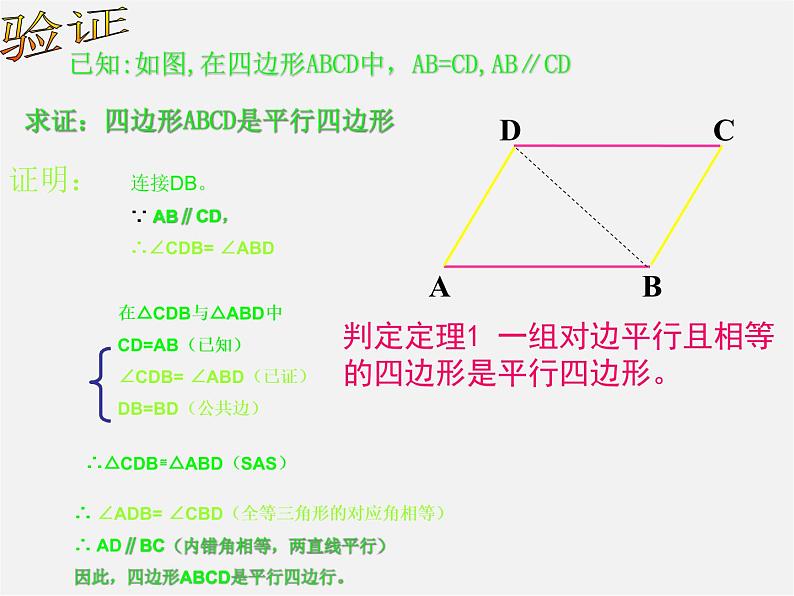 沪科初中数学八下《19.2平行四边形》PPT课件 (10)第5页