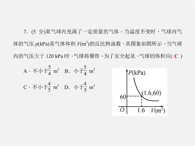 沪科初中数学九上《21.5 反比例函数》PPT课件 (4)06