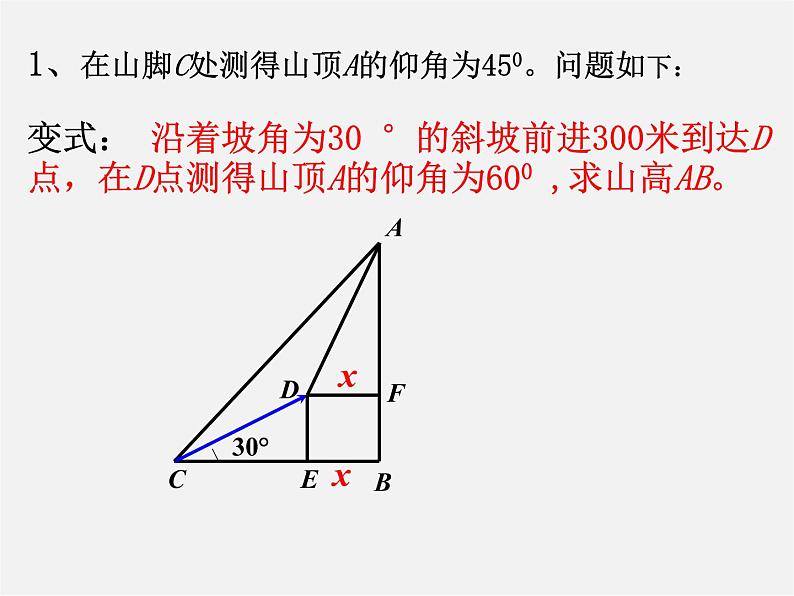 沪科初中数学九上《23.2 解直角三角形及其应用》PPT课件 (4)02