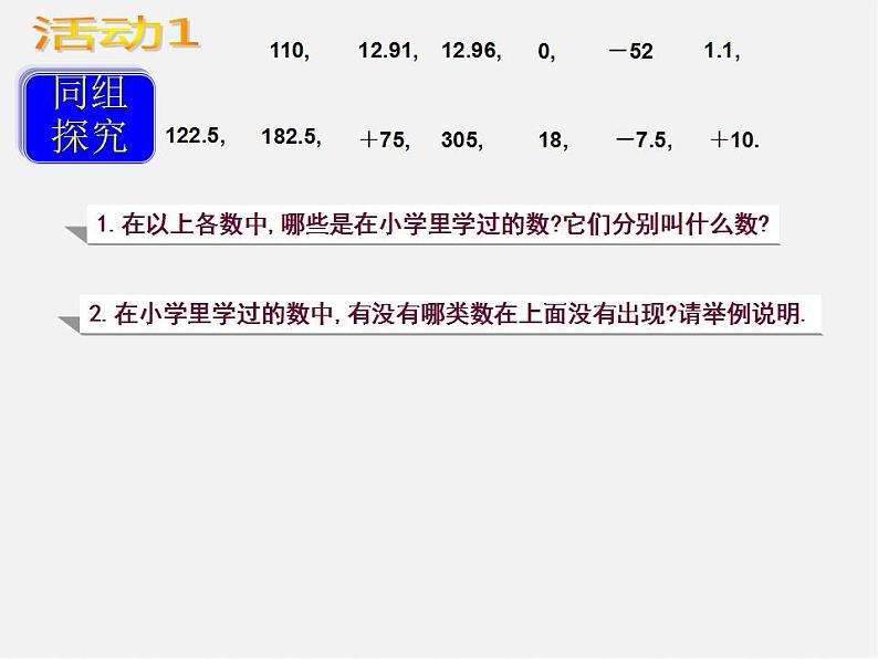 冀教初中数学七上《1.1正数和负数》PPT课件 (1)第6页