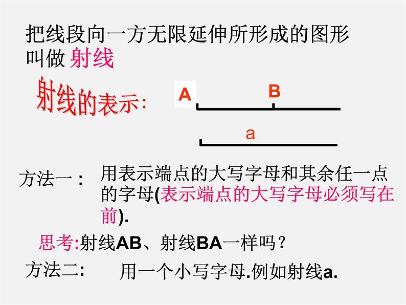 冀教初中数学七上《2.2点和线》PPT课件 (3)第7页